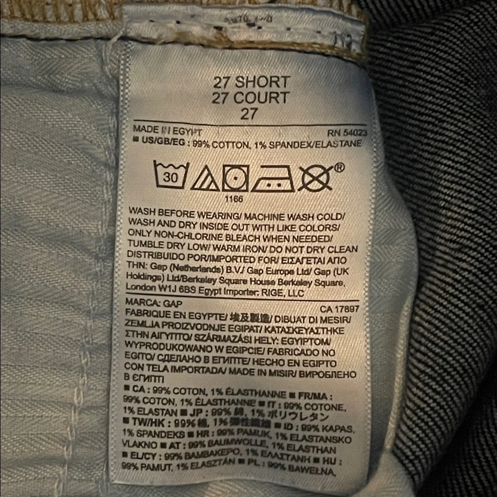 GAP 1969 Women’s Authentic Flare‎ Jeans 27S 30”Inseam Dark Rinse Low Stretch